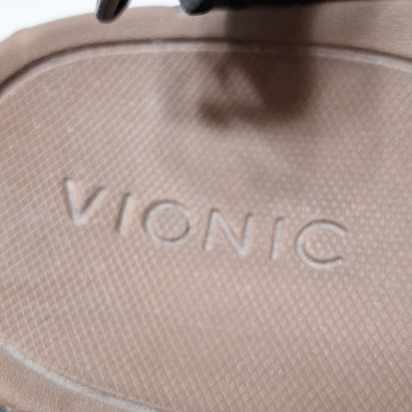 Vionic Men\'s Tan Neil Backstrap Hook & Loop Nubuck Leather Sport Sandasl Size 12 main image 5
